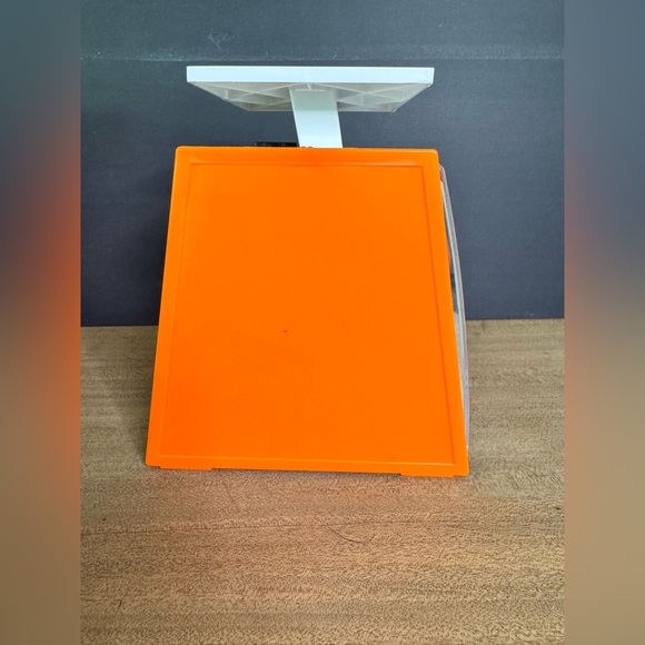 SOEHNLE Vintage Space Age Rare Orange Kitchen Scale Capacity 5 Kilo West Germany - Picture 10 of 11